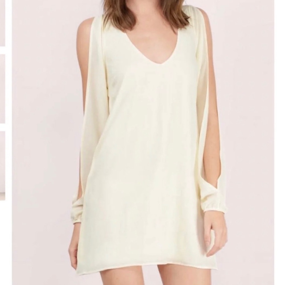 TOBI Open Sleeve Lined Mini Dress - Picture 14 of 14